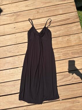 Cosabella Black Spaghetti-Strap Midi Dress